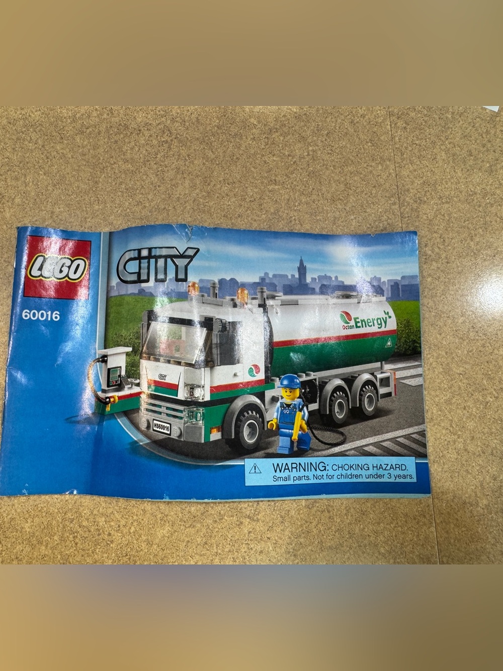 LEGO City Tanker Truck Instruction Book 60016